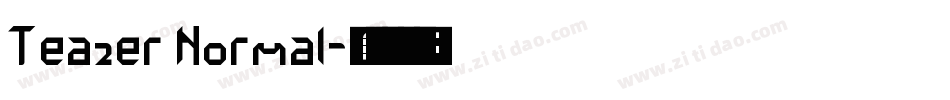 Teazer Normal字体转换